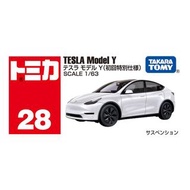 [Sold] Takara Tomy Tomica Car - No.28 Tesla Model Y (Special Edition) 特斯拉 全電動中型SUV（初回特別版）