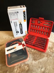 WORX  Professional (145PCS) Tooling Kit (WX242 + WX1633  + Full 100 Security Bits )  Screwdriver Too