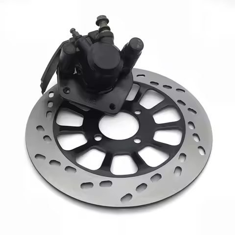 Motorcycle Lower Pump Brake Caliper 220MM Brake Disc For SUZUKI HAOJUE HJ125K-2 HJ125K-2A HJ125K-3A 