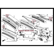 HOT DEAL PLASTIC CAP COVER BOLT ARM WIPER FRONT HONDA CIVIC FD FD1 FD2