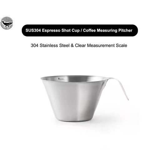 CAFEDEKONA SUS304 Espresso Shot Cup With 30ml/90ml Scale, Coffee Measuring Pitcher For Espresso Extr
