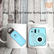 VSCO Mug Water Bottle and Camera Icon Film