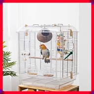 【In Stock】Ornamental Pet Bird Cage Acrylic Large Breathable Bird House Parrot Tiger Skin Breeding Ca