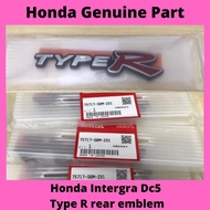 Honda Genuine Intergra Dc5 Type R rear emblem