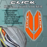 HONDA CLICK V3 & V2 SIGNAL LIGHT STICKER / CLICK V3 ACCESSORIES /CLICK V3 STICKER/ CLICK ACCESSORIES