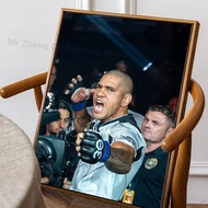 1PC U-UFC Alex Pereira Poster Waterproof Art Poster Canvas for Coffee House, Bar, Room Wall Decor - 