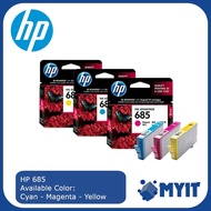 HP 685 Color Cartridge Cyan Magenta Yellow