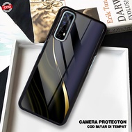 HP HS12 Case Realme 7 - 7 Pro Softcase Glass Kaca - Hardcase 2D Glossy - Protective Phone Case Lates
