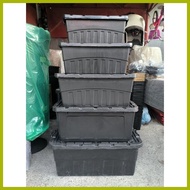 ☽ ➺ ∬ ■ Storage box 135L & 100L capacity w/ wheels Heavy Duty️Makapal ️