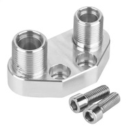 AC Compressor Adapter Fitting Polished Finish Aluminum Fit for Sanden SD7B10 7176 Compressor