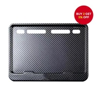 [Affordable Upgrade] Carbon Fiber Pattern Motorcycle Plate Holder - Universal & Compliant with New L