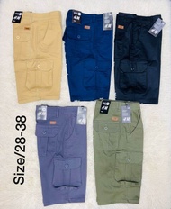 💯Cotton Multi-Color Plus Size Man Cargo Short Pants Casual｜Seluar Pendek
