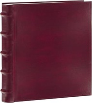 Pioneer Photo Albums 200-Pocket European Bonded Leather Photo Album for 4 by 6-Inch Prints, Burgundy