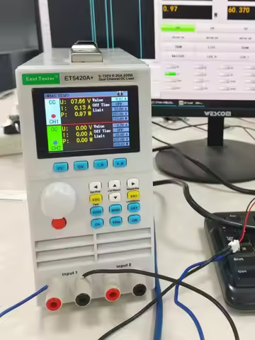 East Tester DC Electronic Load ET5410A+ Programmable Single/Dual Channel Meter Battery Capacity Test