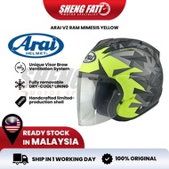 ARAI VZ-RAM Mimesis Original Arai Malaysia Arai Dealer Helmet Motor Open Face Original Superbike SIR