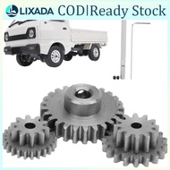 LIXADA RC Transmission Box Gear High‑accuracy RC Gearbox Gear Set 10 Mm 12 Mm 15mm 3 Pcs Steel Gears