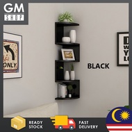 GMSHOP Wall Shelf Creative Lattice Shelf Wall Corner Shelf Wall Decoration Shelf Bedroom