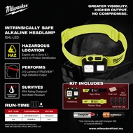 Milwaukee 310 Max Lumens Intrinsically Safe Alkaline Headlamp - Model ISHL-LED / ISHLLED