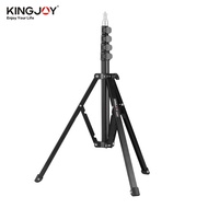 Giá Ba Chân Kim Loại Điều Chỉnh Được KINGJOY FL2019 Chân Đèn Vít 1/4 Inch Tải Trọng 8Kg/176lbs Tối Đ
