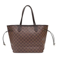 棕色 棋盤格帆布 Neverfull MM 肩背包【LOUIS VUITTON LV 路易威登】 N51105