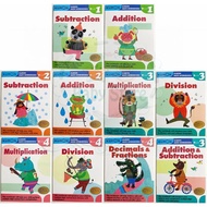 Kumon Math Workbooks SET (10 Books set) WITH ANSWER Math Book