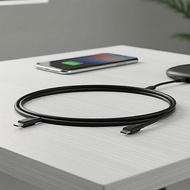 5A Type-C to Type-C 1.8 , Galaxy Note Kabel Data Pengecas Pantas 5A Jenis-C ke Jenis-C 1.8M Serasi u
