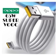 [1 YEAR WARRANTRY] ORIGINAL OPPO 65W 6A RENO 2 3 4 5 6 A94 A93 A74 A54 A95 Super VOOC Type C Cable For Find X R17 R17Pro