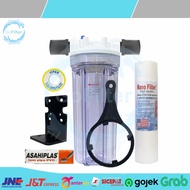 PAKET FILTER 1 TAHAP CLEAR / HOUSING & CARTRIDGE - NANOTECH 10"