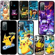 Casing Samsung Galaxy A02 A32 5G A72 4G A01 EU M02 Phone Cover C-MA27 Cartoon Pokemon GO Gengar Pika