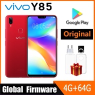 VIVO Y85สมาร์ทโฟนทั่วโลกเฟิร์มแวร์แอนดรอยด์4G ปลดล็อค6.26นิ้ว4GB กล้อง64GB 13MP ทุกสีอยู่ในสภาพดีโทร