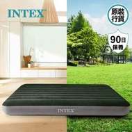 INTEX - 加大充氣露營床墊 (內置泵) Queen Dura Beam Downy Airbed With Foot Bip