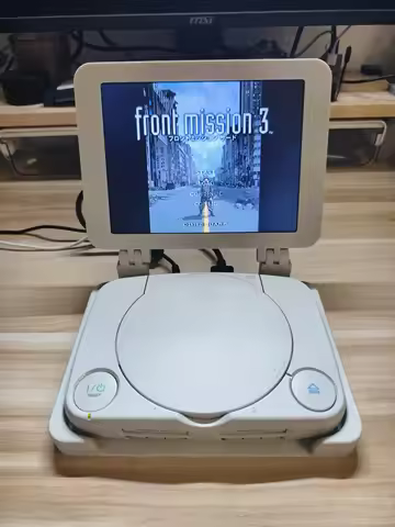 8Inch PSONE Retro Arcade Game Console Portable LCD Display Mini Monitor With Stereo For Playstation