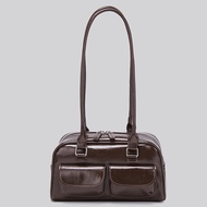 กระเป๋าสะพายข้างความจุขนาดใหญ่ SINCERE LOVE Bowling Bag กระเป๋าสะพายข้างใต้วงแขนสำหรับเดินทาง กระเป๋