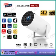 【ส่งภายใน24H】โปรเจคเตอร์มินิ HY300 PRO Android 11.0 LCD 1080P 6000 lumens ultra hd Double wifi พร้อม
