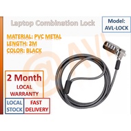 Laptop 4 Digit Combination Lock 2 Metres