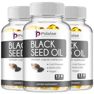 Black Cumin Seed Oil - Skin Health (Non-GMO & Vegan) Cold Pressed Black Cumin Seeds to Produce Pure 