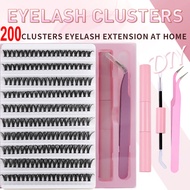 Eyelash Extension set - Mixed Lengths 8-16mm 200 160 120 Bundles Individual DIY Eyelashes Extension 