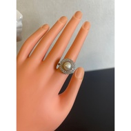 Cincin mutiara alam semulajadi 9mm 天然珍珠戒指