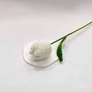 Handmade Wool Flowers Tulip Branches Meaningful Gifts for Friends, Lovers and Mothers, Meaningful Bi