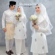 [S-5XL] Set Nikah Arra | Set Nikah Pengantin | Baju Kahwin | Baju Nikah | Baju Tunang | Baju Melayu 