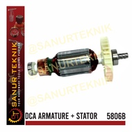 DCA ARMATURE + STATOR PACKAGE For Circular Saw MAKITA 5806B 5806 B