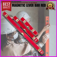 ◺ ◭  Magnetic Level Bar Red Magnetic Aluminum Level Bar For Construction Tools