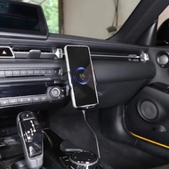 ABS Black Car Center Console Side Phone Holder GPS Navigation Bracket Interior Car Accessories For T