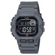 CASIO 卡西歐 男款聚氨酯手錶 WS-1400H-8B 炭灰色