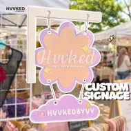 [HVVKED] Custom Signage for Custom Shops, Bazaar Shop Signs