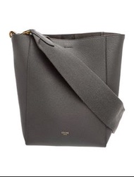 Celine Sangle Small Bucket Bag with Strap grey 水桶袋