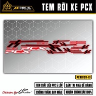 Decal Chế Dán PCX 2014 - 2020 Mẫu Exceed Excellence | PCX-13 | Tem Rời Dán Xe PCX 125 150 160 Chống