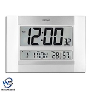 Seiko QHL088W LCD DIgital Alarm Clock Wall Clock