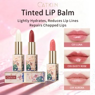 CATKIN Moonlight Tinted Lip Balm Hydrating Color-Changing Lip Balm Vitamin-E Daily Nourishing Long-L