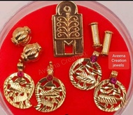 Thennai Thali Set gold plated item not 916 exclusive wedding collection pendant